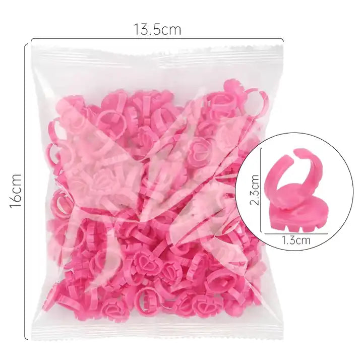Heart Shaped Glue Rings