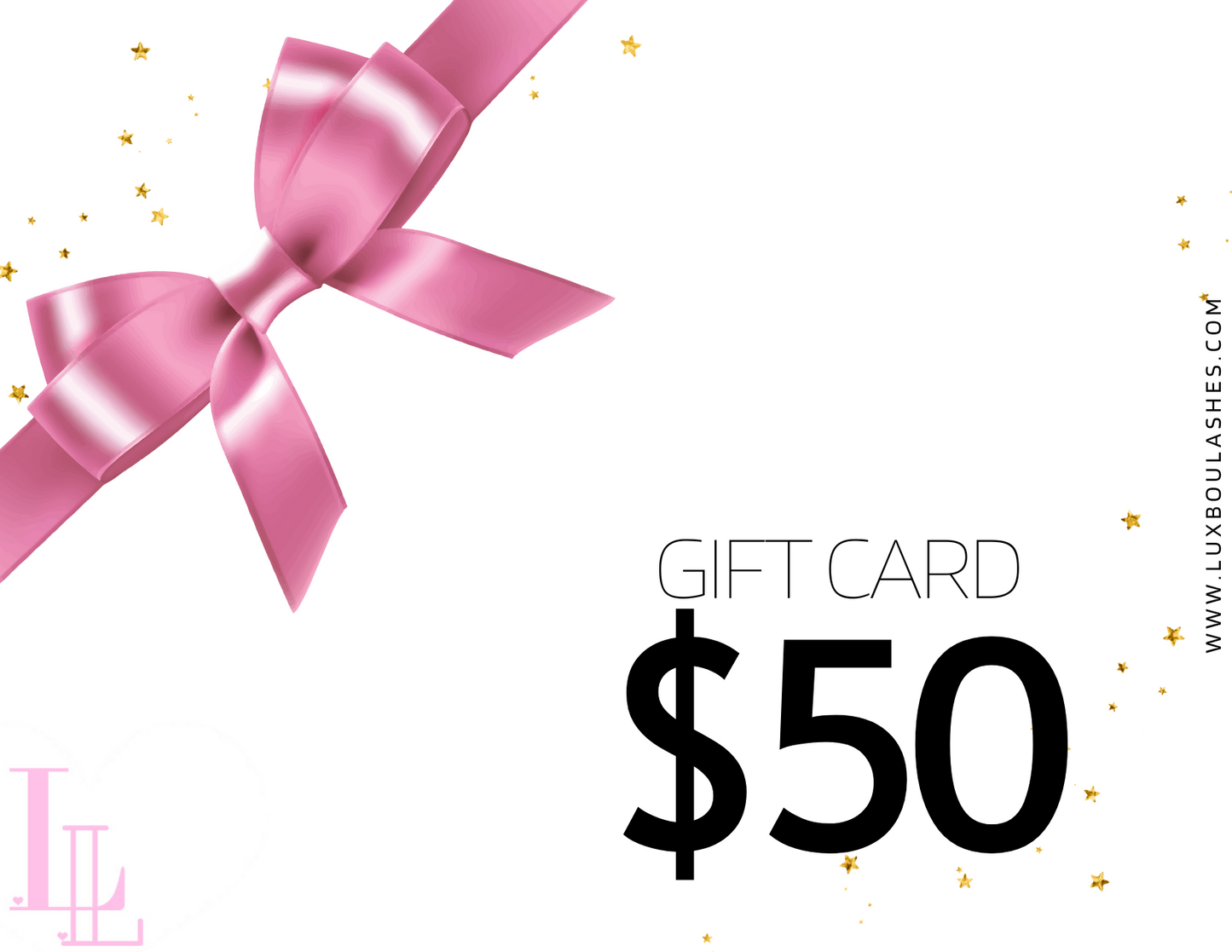 Luxbou Lash Supply Gift Card