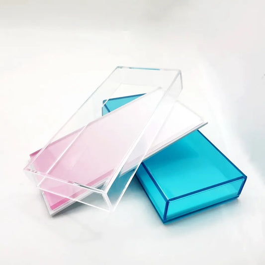 Pink Lash Storage Tile (Protective Covering + Shatterproof + Dust Free)