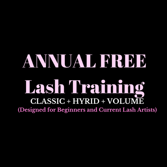 FREE ANNUAL LASH TRAINING | OCTOBER 20th