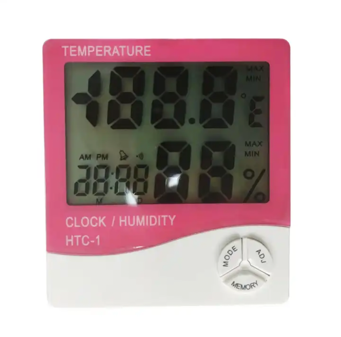 Pink Hygrometer/Temperature Check